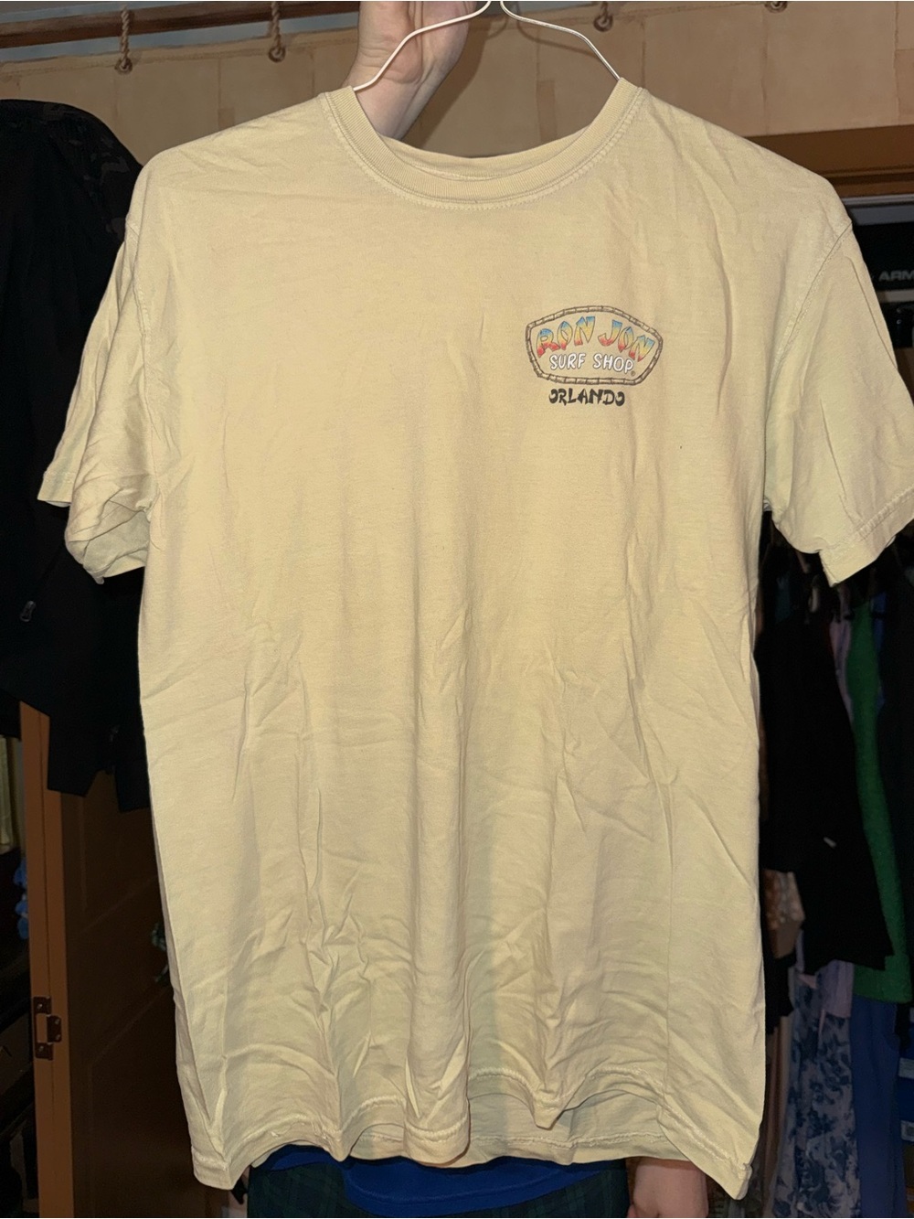 Ron Jon Cream Short-Sleeve Surf Tee